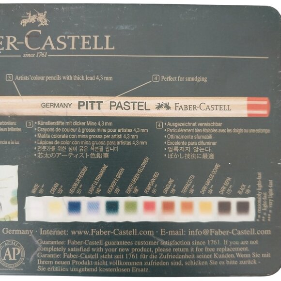 Faber Castell Lot Set 72 Mini Soft Pastel Sticks and Set 12 Pitt Pastel Pencils - Picture 11 of 14